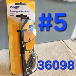 Equate Black Bluelight Readers with Case